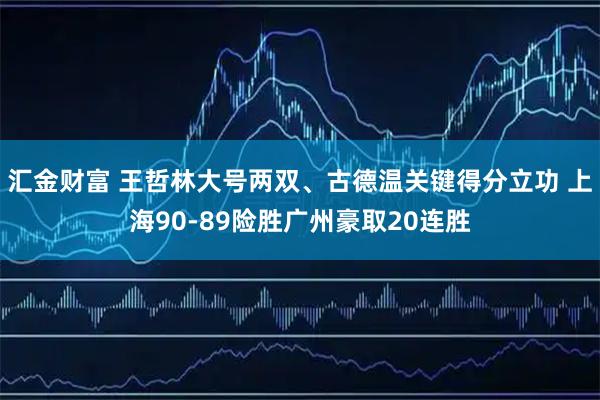 汇金财富 王哲林大号两双、古德温关键得分立功 上海90-89险胜广州豪取20连胜